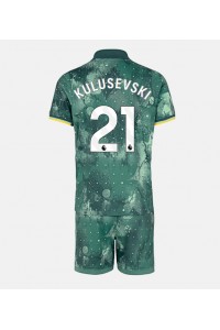 Fotbalové Dres Tottenham Hotspur Dejan Kulusevski #21 Dětské Třetí Oblečení 2024-25 Krátký Rukáv (+ trenýrky)